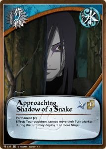 Approaching Shadow of a Snake card artwork