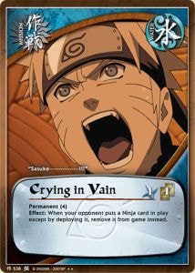 Crying in Vain card artwork