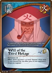 Will of the Third Hokage card artwork