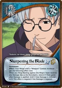 Sharpening the Blade card artwork