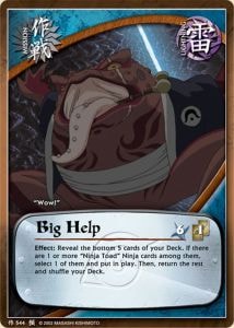 Big Help card artwork