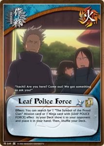 Leaf Police Force card artwork