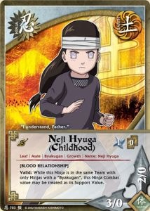 Neji Hyuga (Childhood) card artwork
