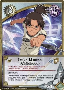Iruka Umino (Childhood) card artwork