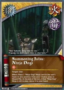Summoning Jutsu: Ninja Dogs card artwork
