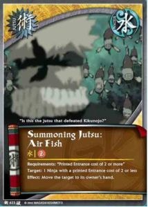 Summoning Jutsu: Air Fish card artwork