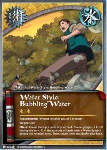 Water Style: Bubbling Water card artwork