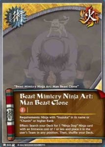 Beast Mimicry Ninja Art: Man Beast Clone card artwork