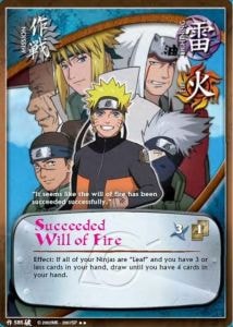 Succeeded Will of Fire card artwork