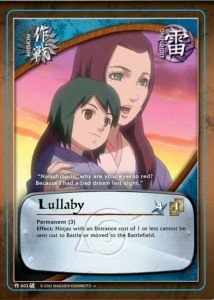 Lullaby card artwork