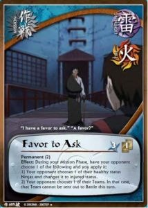Favor to Ask card artwork