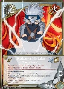 Kakashi Hatake (Boyhood) card artwork