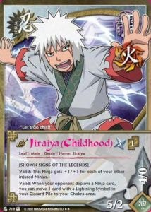 Jiraiya (Childhood) card artwork