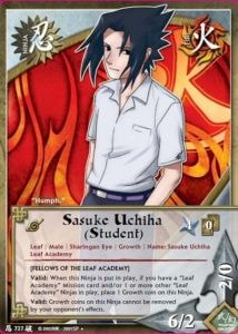 Sasuke Uchiha (Student) card artwork