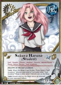 Sakura Haruno (Student) card artwork