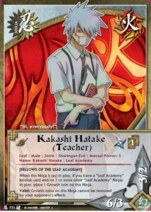 Kakashi Hatake (Teacher) card artwork
