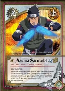 Asuma Sarutobi card artwork
