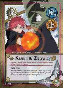 Sasori & Zetsu card artwork