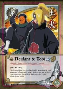 Deidara & Tobi card artwork