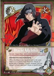 Itachi Uchiha card artwork