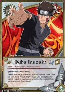 Kiba Inuzuka card artwork