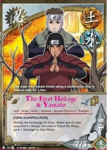 The First Hokage & Yamato card artwork