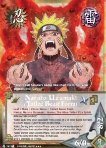 Naruto Uzumaki (Tailed Beast Form) card artwork