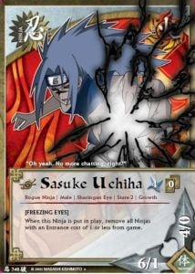Sasuke Uchiha card artwork