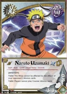 Naruto Uzumaki card artwork