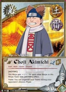 Choji Akimichi card artwork