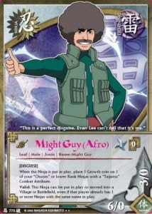 Might Guy (Afro) card artwork