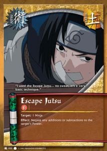 Escape Jutsu card artwork