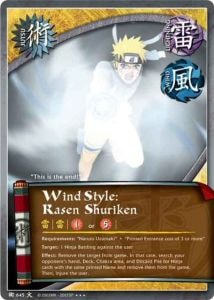Wind Style: Rasen Shuriken card artwork