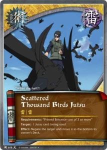 Scattered Thousand Birds Jutsu card artwork