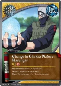 Change in Chakra Nature: Rasengan card artwork