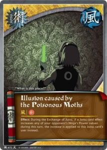 Illusion caused by the Poisonous Moths card artwork