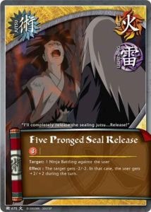 Five Pronged Seal Release card artwork