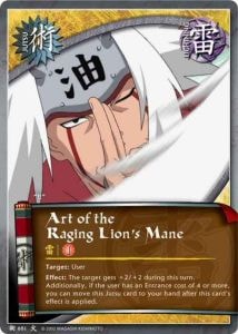Art of the Raging Lion's Mane card artwork