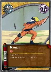Kunai card artwork