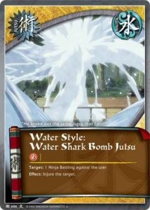 Water Style: Water Shark Bomb Jutsu card artwork