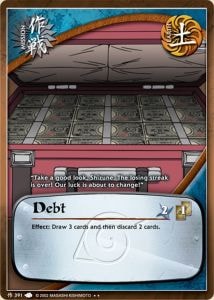 Debt card artwork