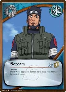 Scream card artwork