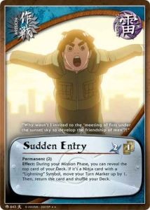 Sudden Entry card artwork