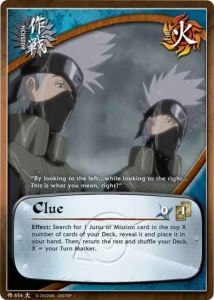Clue card artwork