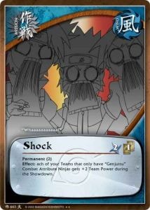Shock card artwork