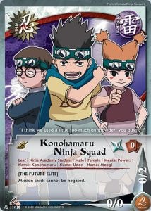 Konohamaru Ninja Squad card artwork