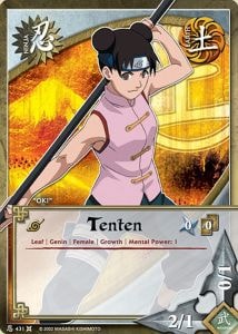 Tenten card artwork