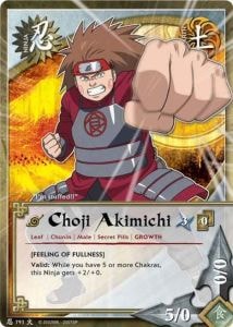 Choji Akimichi card artwork
