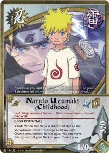 Naruto Uzumaki (Childhood) card artwork