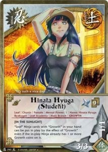 Hinata Hyuga (Student) card artwork